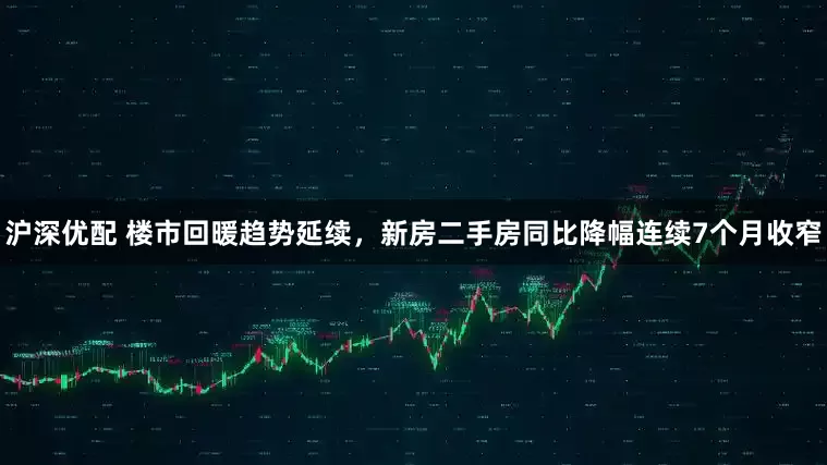 沪深优配 楼市回暖趋势延续，新房二手房同比降幅连续7个月收窄
